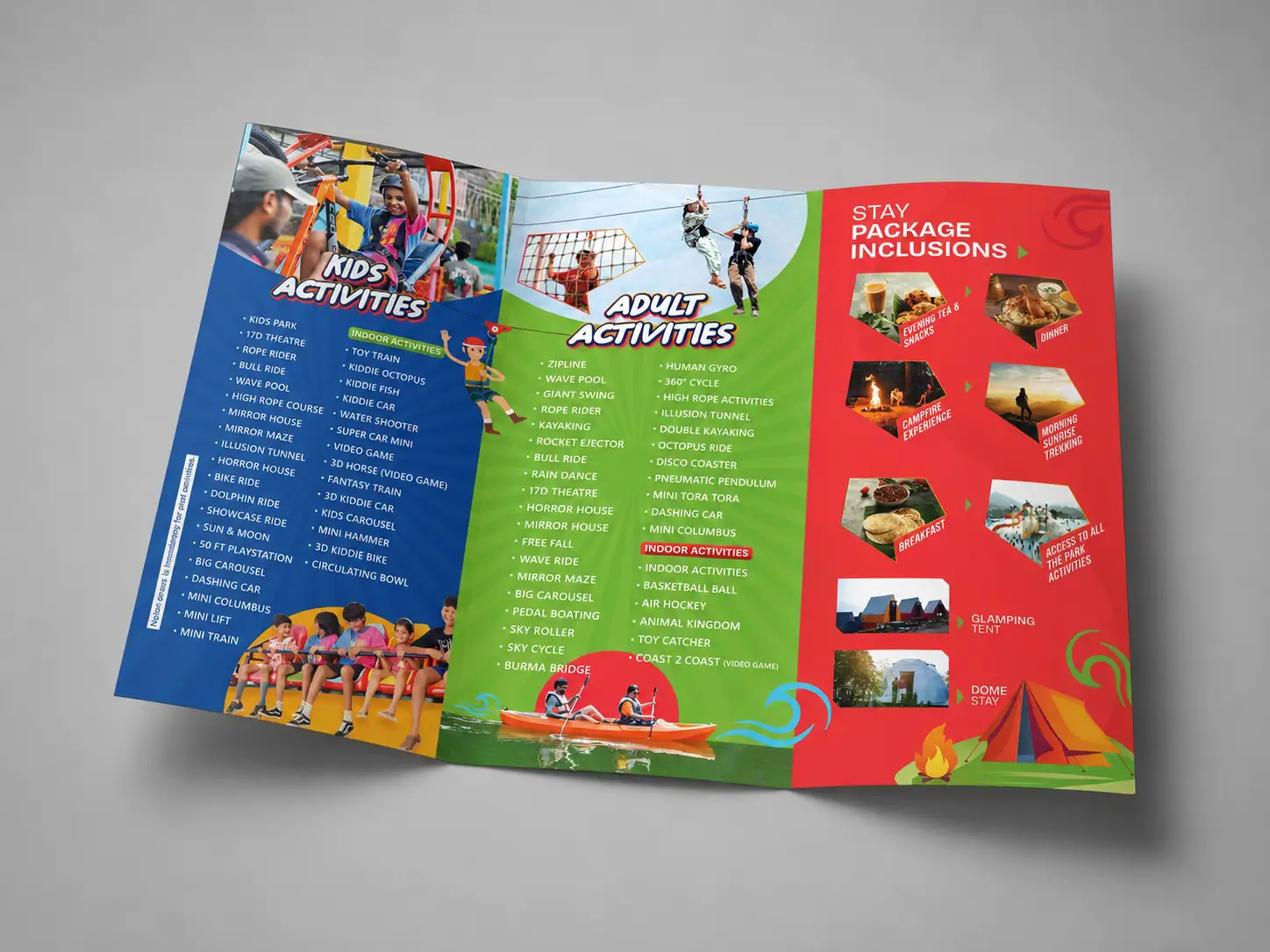 foggy mountain trifold Brochure Design Company in Kerala Kochi