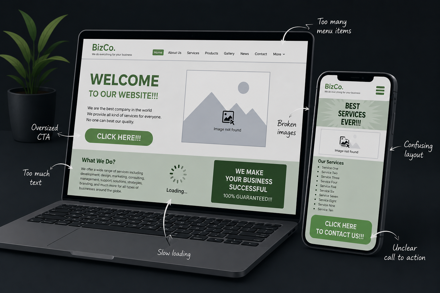 Common Website Mistakes That Cost Businesses Customers Common website mistakes affecting user experience and customer conversions