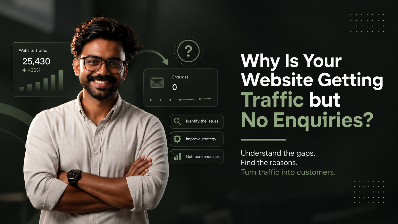 Why Is Your Website Getting Traffic but No Enquiries